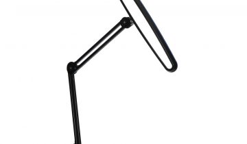 SBR Deluxe - Daglichtlamp Bureaulamp LED - Dimbaar - 3 lichtkleuren – met tafelklem - Zwart