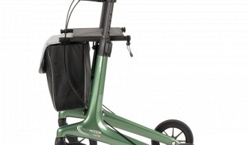 MultiMotion Carbon lichtgewicht carbon rollator met softwielen MultiMotion Carbon rollator zwart