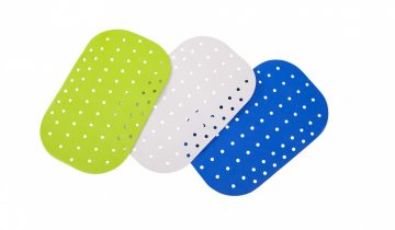 Anti-slip bad- en douchematten - badmat klein blauw - Atlantis