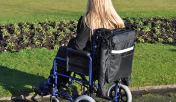 Universele Rolstoeltas Met Krukhouder Grijs