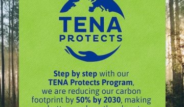 Tena Silhouette Pads Mini Zwart - 1 pak van 18 stuks