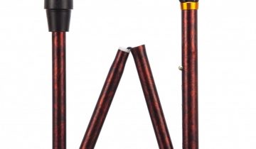 Opvouwbare wandelstok zwart 79 – 89 cm