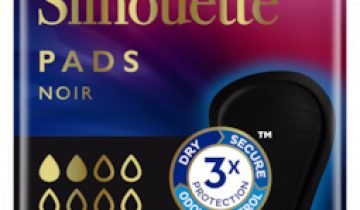 Tena Silhouette Pads Mini Zwart - 1 pak van 18 stuks
