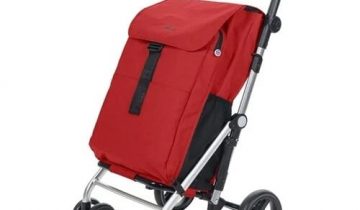 Carlett Classic Family Boodschappentrolley - Tasinhoud 64L - Koelvak 12L - 4 wielen - Lichtgewicht - Opvouwbaar - Grijs