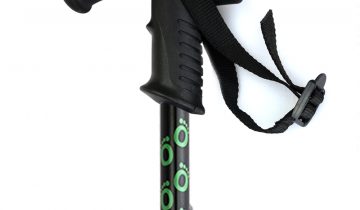 Flexyfoot - Wandelstok met Derby handvat - zwart - in hoogte verstelbaar 70 - 96 cm
