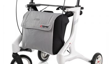 TOPRO Pegasus carbon rollator lichtgewicht en premium Staalblauw, excl. rugsteun