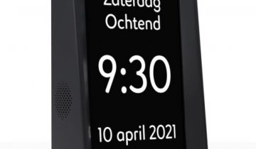 Sprekende kalenderklok van BBrain Rood