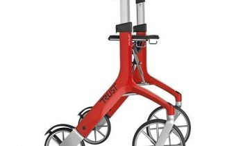 TrustCare Let’s Fly lichtgewicht rollator wit met vering