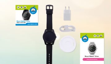 Wuzzi Watch Orion - Wuzzi Alert persoonsalarm - Senioren alarm - zwart