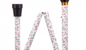 Opvouwbare wandelstok zwart 79 – 89 cm
