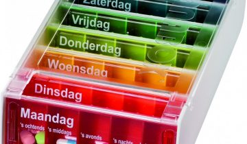 Anabox 7 dagen - Pillendoosje - Overzichtelijk - Medicijn box met dag aanduiding