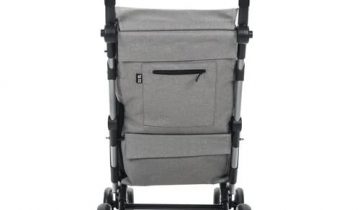 Carlett Classic Family Boodschappentrolley - Tasinhoud 64L - Koelvak 12L - 4 wielen - Lichtgewicht - Opvouwbaar - Grijs