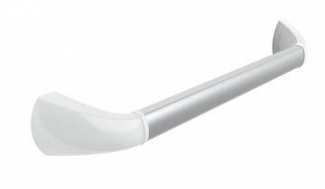 SecuCare Wandbeugel - 400mm greep blank geanodiseerd kap - wit mat - 8010.401.01