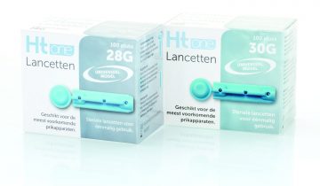 HT One Lancetten 28G - 100 stuks HT One - Blauw - Voor het prikken van capillair bloed - 28 Gauge