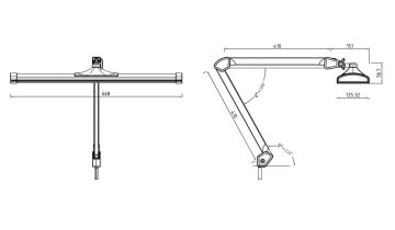 SBR Professional Zwart daglichtlamp