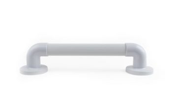 Geribbelde Kunststof Handgreep voor badkamer - 30 cm - Douche Wandbeugel met extra grip