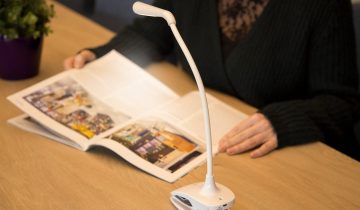 Fysic Leeslamp met LED verlichting - Oplaadbaar via USB - Leeslampje met klem - FL-11 - Wit