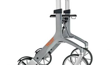 TrustCare Let’s Fly lichtgewicht rollator wit met vering
