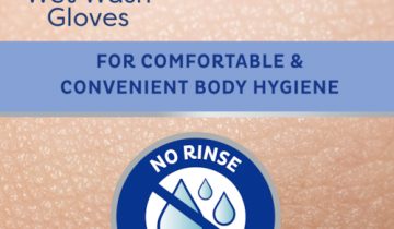 TENA Wet Wash Glove - Frisse Geur - 5 stuks - wegwerp
