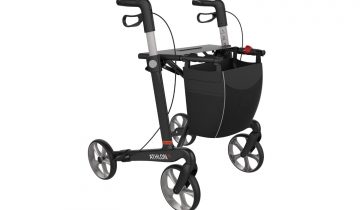 Rehasense Athlon Carbon rollator Antraciet - Ultralichtgewicht