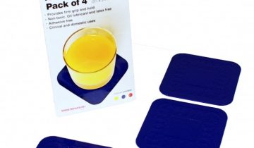 Anti-slip onderzetters - blauw