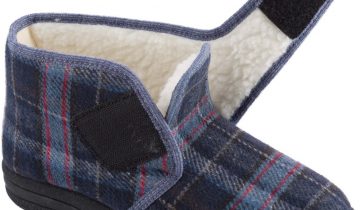 MSF pantoffel - geruit hoog model maat 39 - Verbandpantoffel