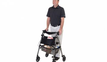 Fold N Go Rollator antraciet compact en licht