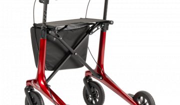 MultiMotion Carbon lichtgewicht carbon rollator met softwielen MultiMotion Carbon rollator zwart