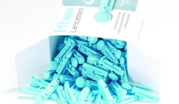 HT One Lancetten 28G - 100 stuks HT One - Blauw - Voor het prikken van capillair bloed - 28 Gauge