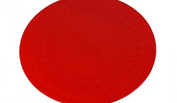 Anti-slip matten rond - 14 cm blauw - Able2