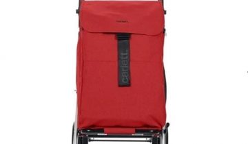 Carlett Classic Family Boodschappentrolley - Tasinhoud 64L - Koelvak 12L - 4 wielen - Lichtgewicht - Opvouwbaar - Grijs