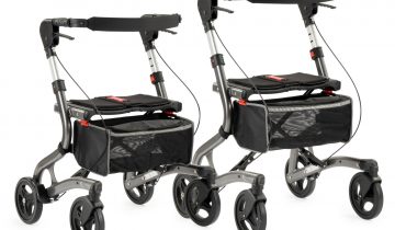 MultiMotion  Trollimaster RG70 rollator low donkergrijs Zithoogte 52 cm - donker grijs