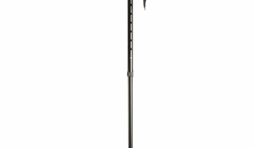 Flexyfoot wandelstok met kurken handvat - zwart