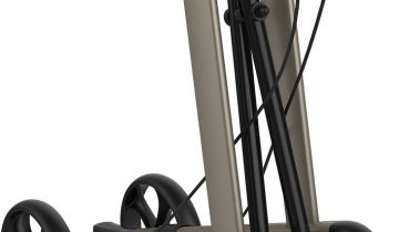 Rollator Server Lichtgewicht Rehasense Large, rood en incl. stokhouder