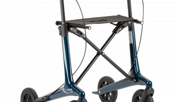 MultiMotion Carbon lichtgewicht carbon rollator met softwielen MultiMotion Carbon rollator zwart