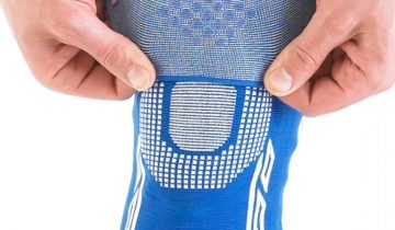 Airflow Plus stabiliserende knie support met siliconen patella kussen - medium - Neo G