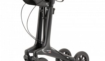 MultiMotion Carbon lichtgewicht carbon rollator met softwielen MultiMotion Carbon rollator zwart