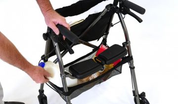 Fold N Go Rollator antraciet compact en licht