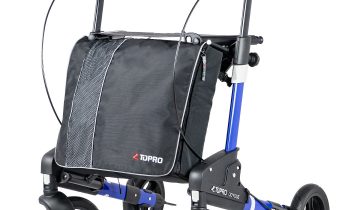 Topro Troja Odyssé Rollator - Dubbel Opvouwbaar Blauw