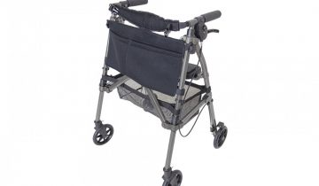 Fold N Go Rollator antraciet compact en licht