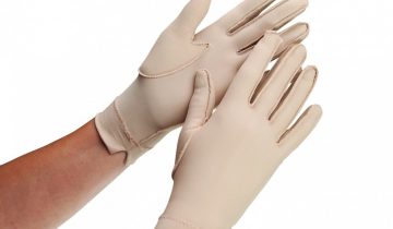 Oedeemhandschoenen - hele vingers links L