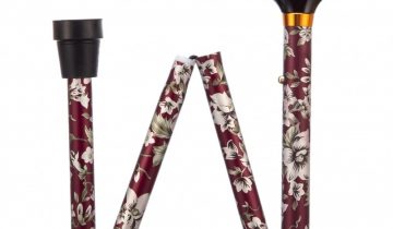 Opvouwbare wandelstok zwart 79 – 89 cm