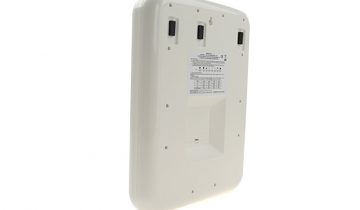Twemco BQ12A - Klok - Rechthoekig - Kunststof - 7.5x38 cm - Wit