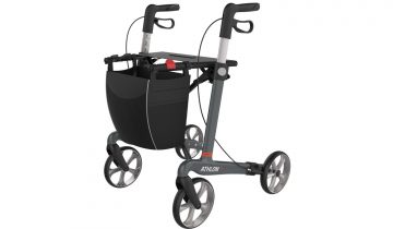 Rehasense Athlon Carbon rollator Antraciet - Ultralichtgewicht