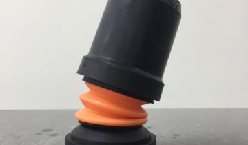 Flexyfoot stokdop - 16 cm zwart