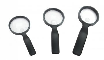 Lichtgewicht vergrootglas rond 9 cm