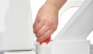 My-Loo toiletverhoger vaste montage - 2 cm met armsteunen