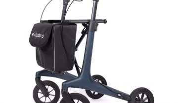 WheelzAhead Carbon All-In carbon rollator compleet en lichtgewicht Matt British Green Large