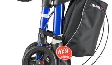 Topro Troja Odyssé Rollator - Dubbel Opvouwbaar Blauw