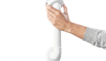 VITILITY Wandbeugel - Klein 30 cm - Toiletbeugel - Wit - Wandbeugel badkamer - Handgreep douche